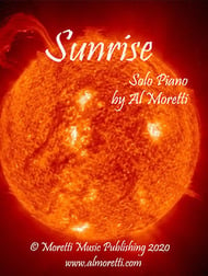 Sunrise piano sheet music cover Thumbnail